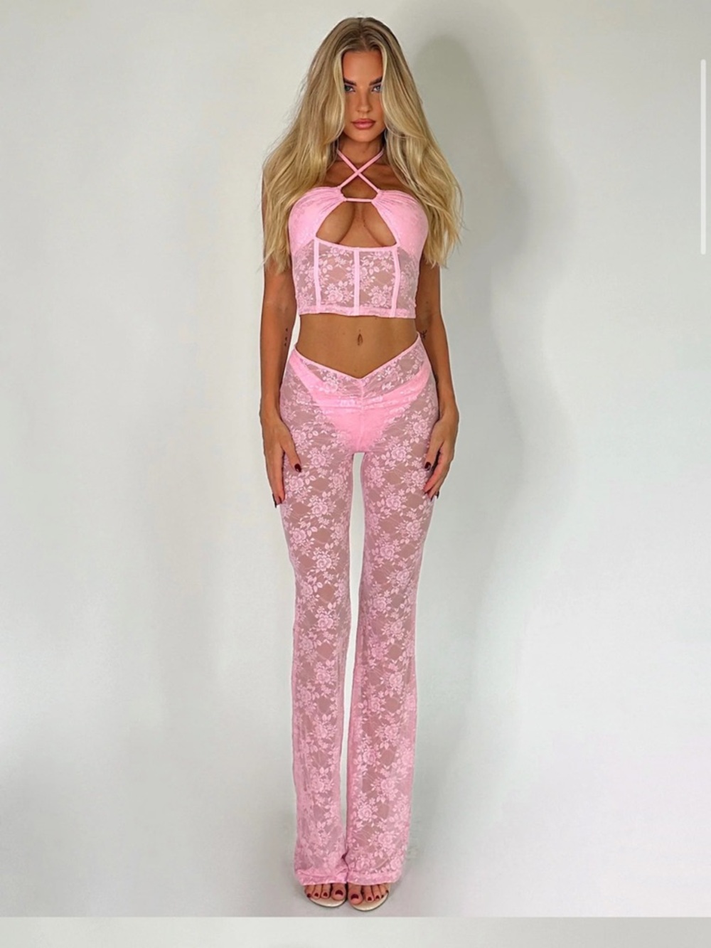 Tigermist 3 piece Tobias Pastel Pink Matching Set